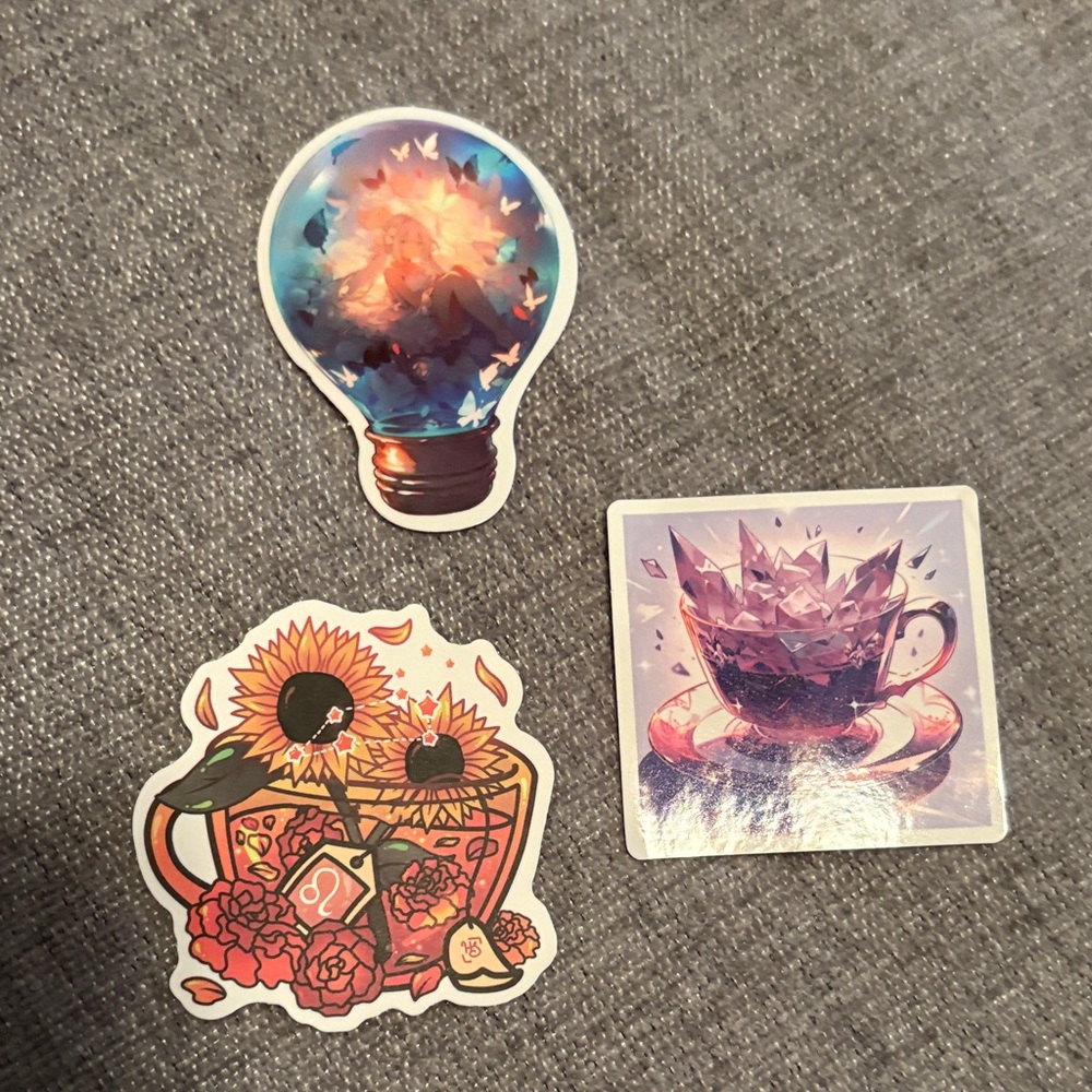 Colorful Abstract Sticker Set - Picture 2 of 4